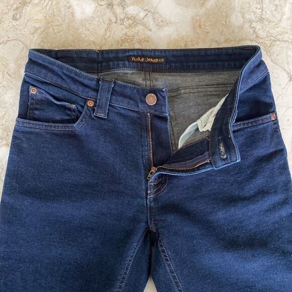 Nudie Jeans Skinny Lin Dry Steel Jeans - Picture 8 of 10